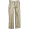 Casual Chino Flat Plain Front Straight Trousers Boys School Pants