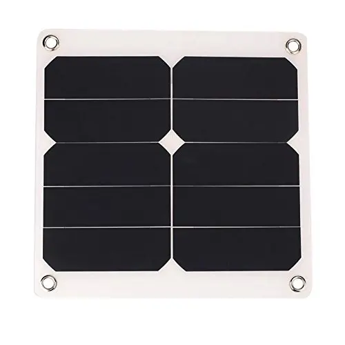 TOOGOO(R) 2A 10W 5V Solar Power Panel External Mobile Phone Battery sun panel Charger with USB Port solar cell for phone charging