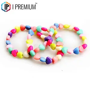 Promotional gift easter egg fillers little girls jewelry love heart bracelet toy from amybenton