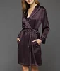 MGOO Custom Sleepwear Long Sleeves Silk Women Splendid Short Robe