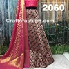 Handcrafted Designer Banarasi Lehenga Choli - Indian Fusion Diwali Wear Banarasi Choli - Wedding Functions Wear Choli