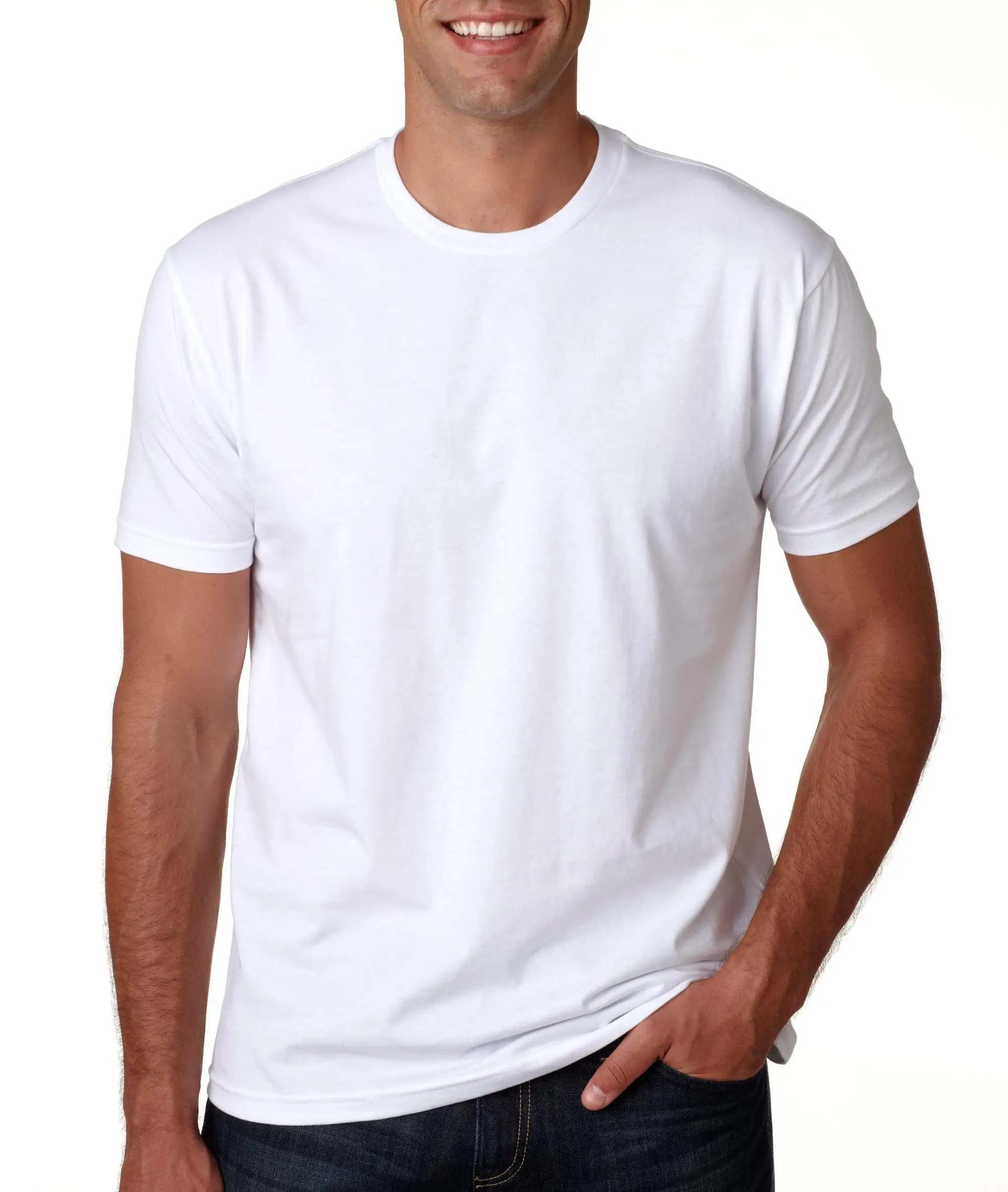 Cuello Redondo Casual Para Hombre Camiseta Blanca Lisa - Buy Barato Llanura  Blanca Camisetas,A Granel Blanco Camisetas,Delgado Blanco Camisetas Product  on Alibaba.com