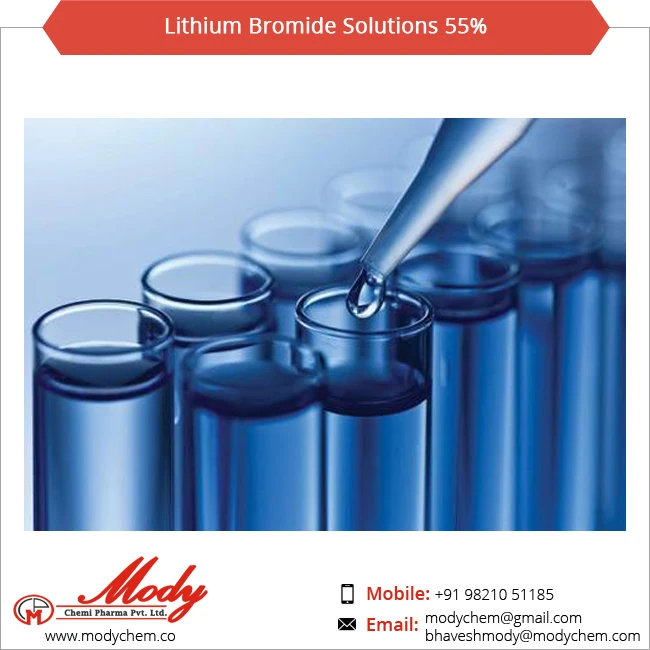 High Quality Lithium Bromide Liquid Solution 55% - Buy Lithium Bromide