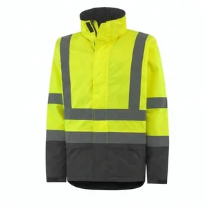 Fluorescent Workwear Uniform Jacket/ With Reflective Stripes and Fleece lining/Flame Retardant Fluorescent Workwear Uniform Jacket/ With Reflective Stripes and Fleece lining/Flame Retardant