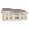 Standard Grade Premium Quality Prefab Log Cabin Clock House 7.7m