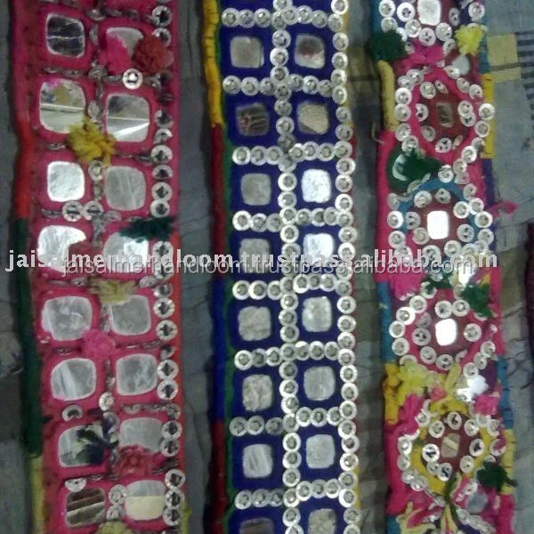
belly dancers belts with mirror work 