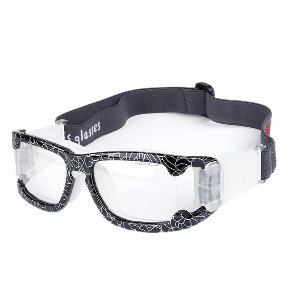 Wonzone Sports Goggles Safety Protective Printing Glasses with Strap and Portable Case for Basketball Football Hockey Rugby Baseball Soccer Suitable for Men Women Kids Children