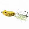 Popular colors Plastic Frog lure internal rattle for snakehead bass carp freshwater fishing 43mm-10g