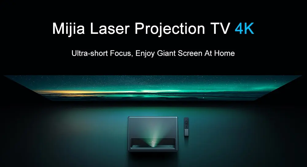 Xiaomi mijia 4K laser projector TV home theater short focus 5000 lumens