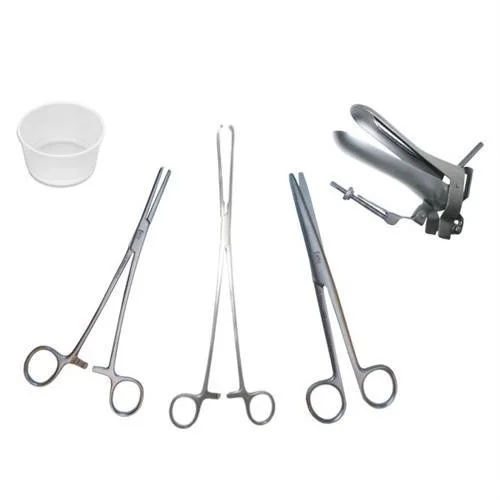 Gynäkologie chirurgische Instrumente Kit Pinzette, Spekulum, Küretten VULSELLUM,