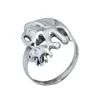 Handcrafted elephant shaped 925 sterling silver plain ring jewelry solid 925 silver ring jewelry
