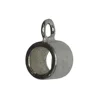 Open Loop Sterling Silver 4mm Round Bails for Pendant