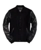 men's Varsity leather bomber jacket / Winter Wear Men Warm Genuine Leather jacket