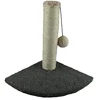 Wholesale 2 in 1 Cat Furniture Durable Sector Cats Scratch Post with Cat Toy Ball