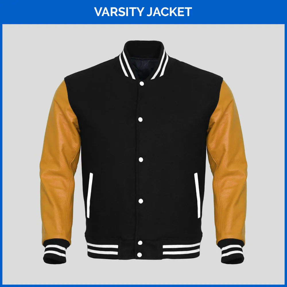 Bulk Sale Good Quality Custom Logo College Varsity Jacket - Buy Leather ...