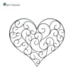 Heart Shape Wrought Iron Scroll Wall Decor