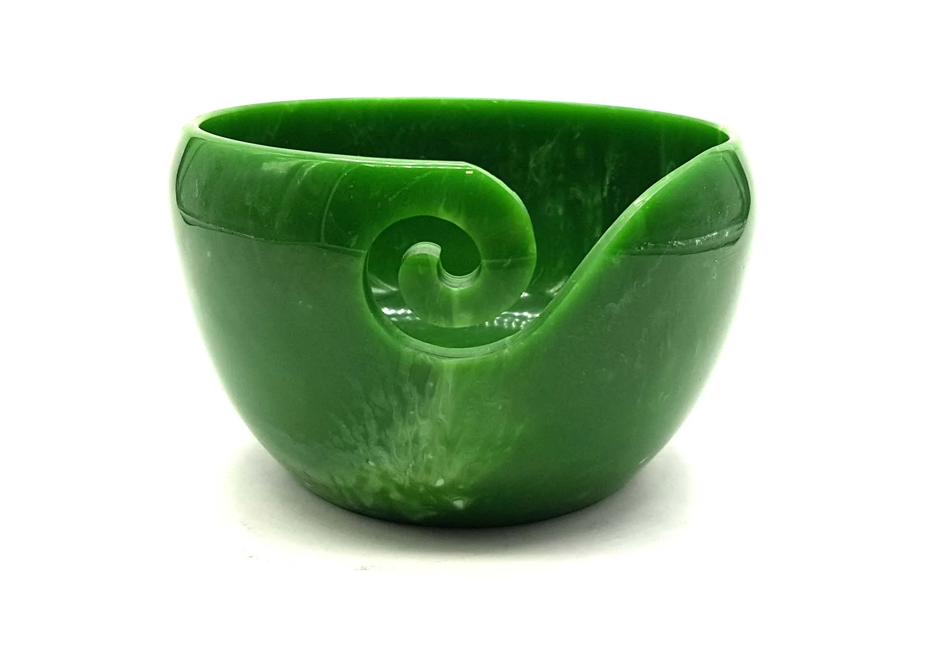 New Design Handmade Carved Resin 6x3.50 Inch Yarn Bowls For Knitting