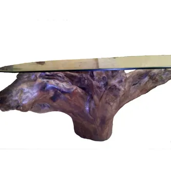 High Quality Wooden Furniture Drift Wood Coffee Table Round For
