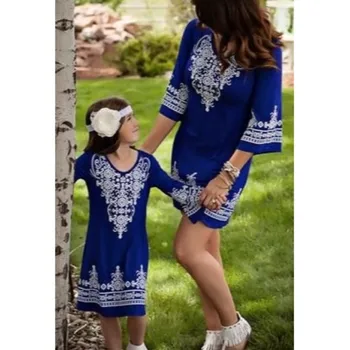 combo dress for mother and daughter