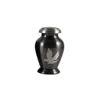 Mini Eagle Funeral Keepsake Brass Urn for Ashes with Velvet Box