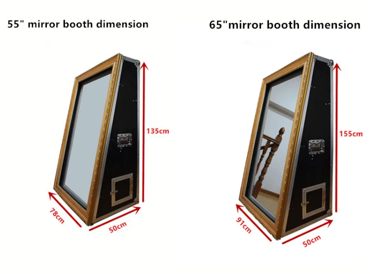 social booth mirror booth settings