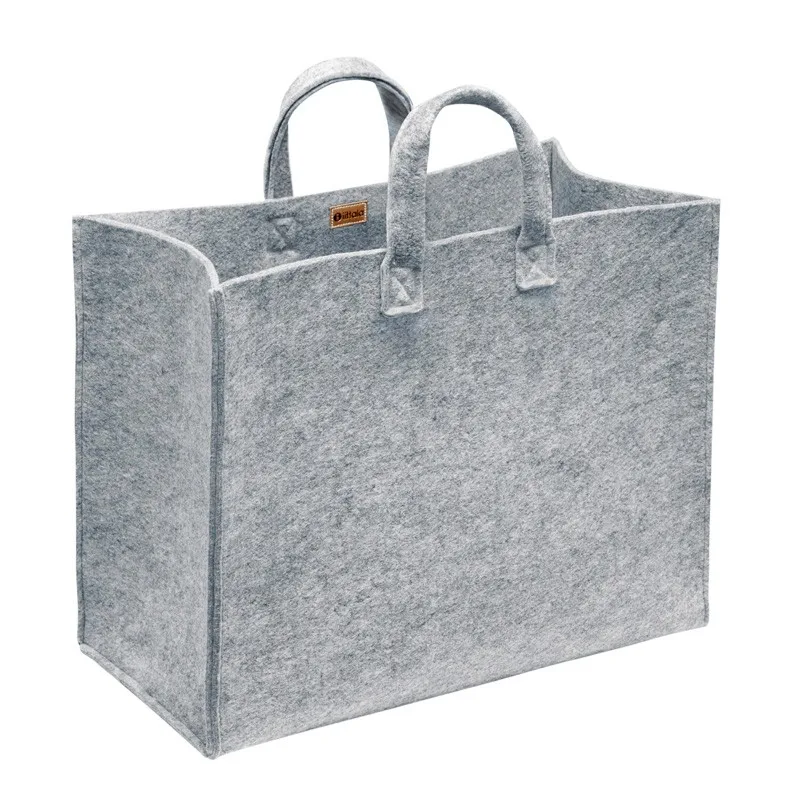 Ecofriendly Felt Felt Bag Handbags For Women Grey Reusable Wool Felt