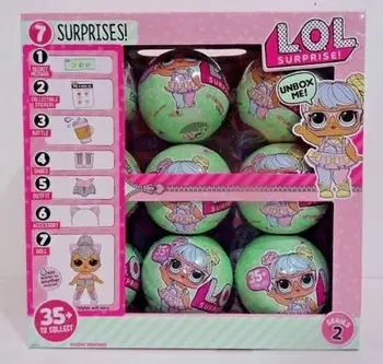 New Original Series 2 Lol Surprise Doll 7 Layers Of Surprises Ball Diva ...