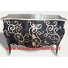 Antique Reproduction Bombay Chest Mahogany Painted Commode European Home Furniture Chest of Drawers Bedroom French Style
