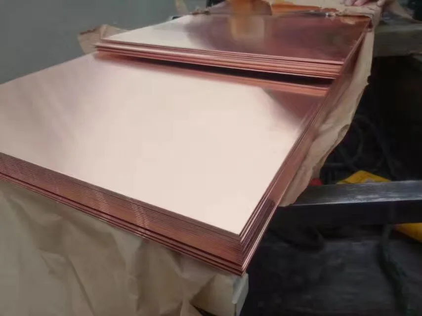 Tin Copper Sheet C1100 Cusn2 Polished Brass Sheet Brass Copper Sheet