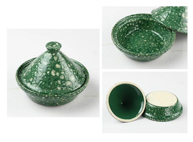 Latest Arrival Daily Use Color Ceramic Wholesale Tagine Pot With Cover