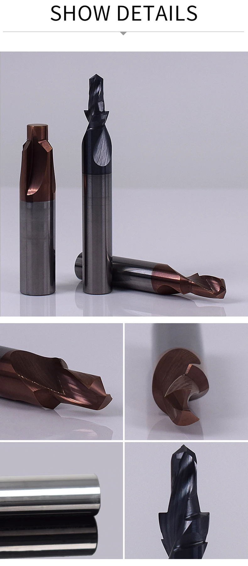 High Quality non-standard carbide step drill bit cutter