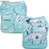 Non disposable muslin material printed washable baby cloth diaper nappies