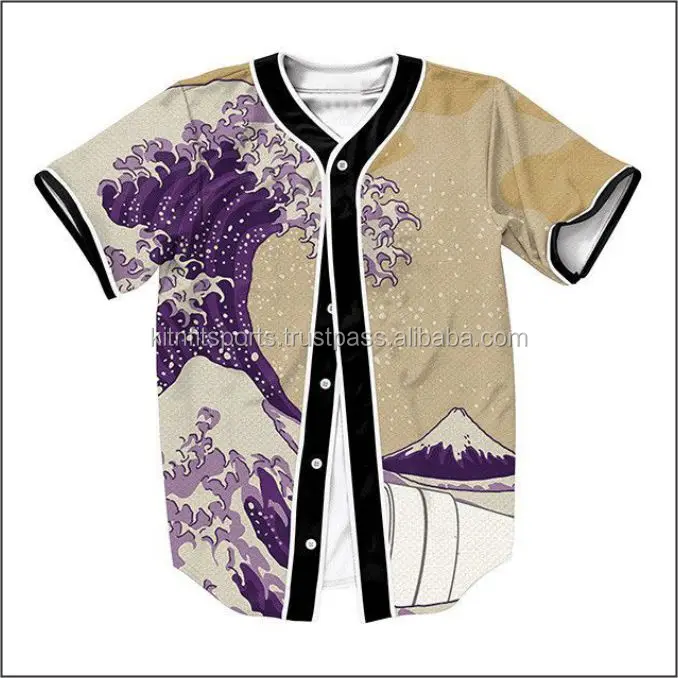 Source Custom Fashion Strip Baseball Jersey Shirts for Men Hip Hop Short  Sleeve White Baseball Jersey on m.