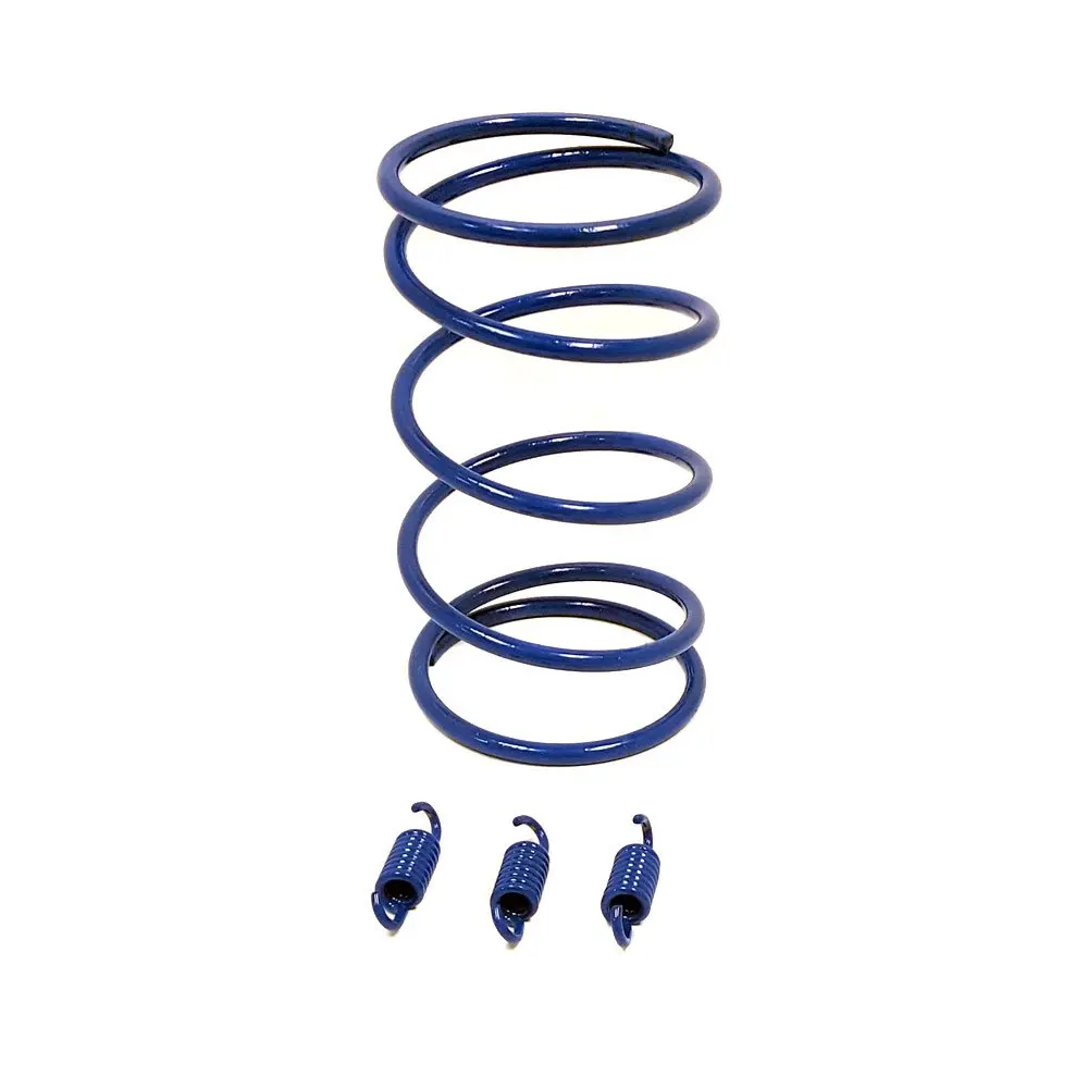 KIT 50cc 4 Stroke GY6/QMB139: Clutch Torque and Clutch Shoe Springs set 1000 RPM BLUE 