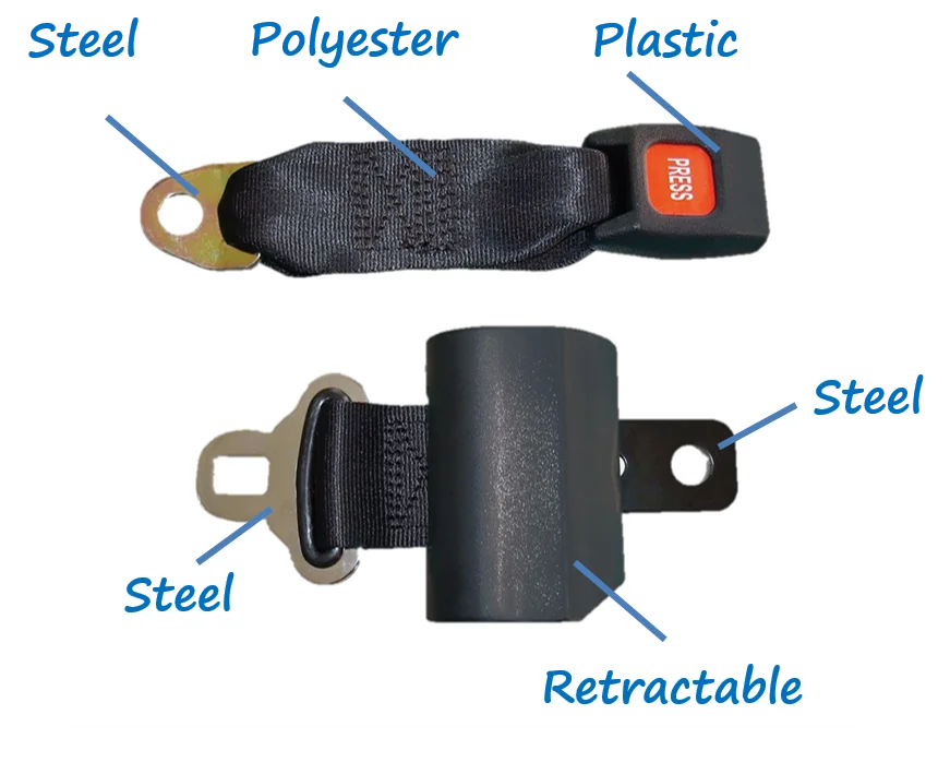 Good Oem Automobile 2 Point Retractable Seat Belt Buy Top Customized