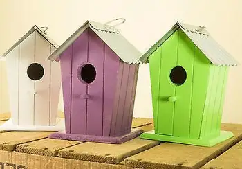 Small Decorative Rustic Wooden Birdhouse Buy Christmas