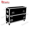 Tourgo Best Sell Dual 70" Hard Cases Plasma TV Flight Case With Wheel