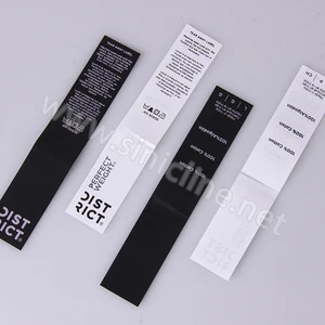 new design nylon washing instructions care labels printed fabric