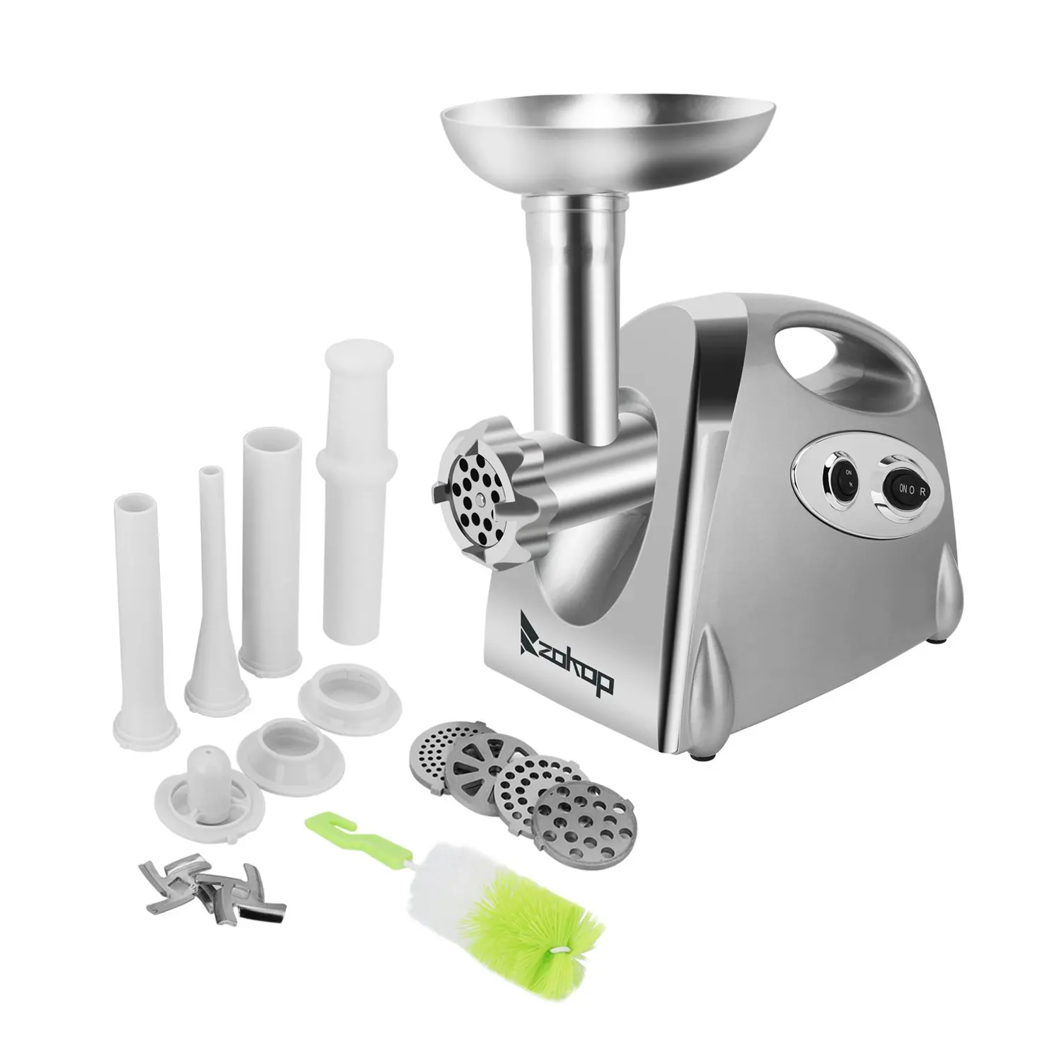 meat mincer with sausage attachment