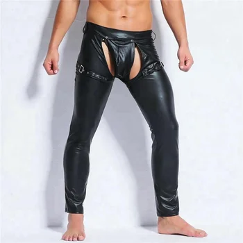Shemax Mens Fetish Sexy Open Crotch Leggings Shemax Mens Fetish Sexy Open Crotch Leggings