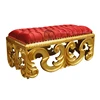 Pradeep Luxury Gold Bench Mahogany