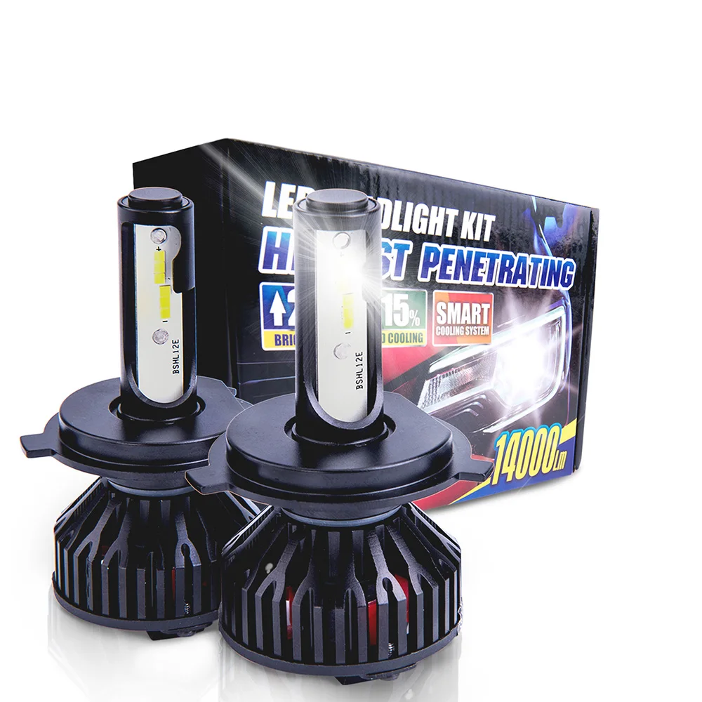 30W 4500LM 6000K H7 Single Led 9.1 Headlight Aluminum Alloy fanless Heat Dissipation Suitable Cars And Motorcycles