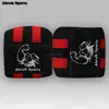 Coloured wrist wraps and straps for wrist grip and weight lifting new style wrist wraps