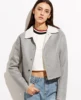 Ladies' Suits Collar Long Sleeve Striped Woven Casual Long Coat/New Fashion European design women winter coat real fur jacket f