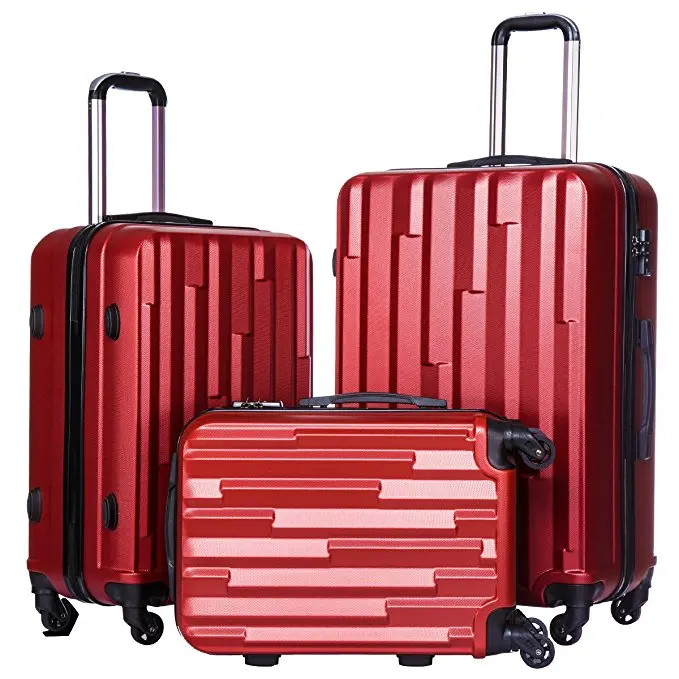 2018 Luggage Sets Travel Luggage Bag Abs Spinner Silver Luggage Buy