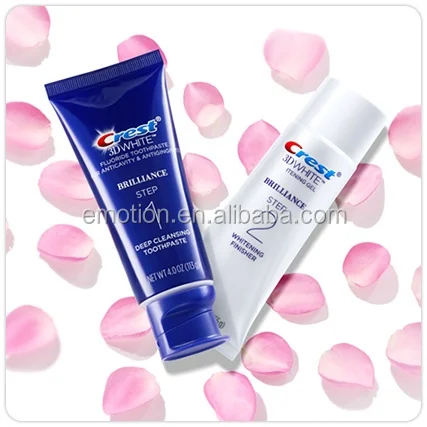 crest 3d white brilliance toothpaste two step