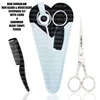 Men Moustache & Beard Scissors With Comb For Precise Facial Hair Trimming