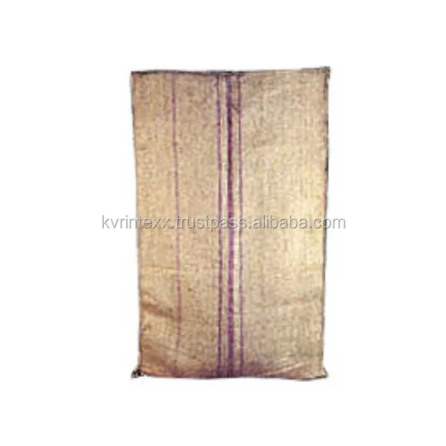 EcoFriendly Fabric Dobby and Woven Patterns HSN Code Compliant Natural Gunny Bags For Wholesale