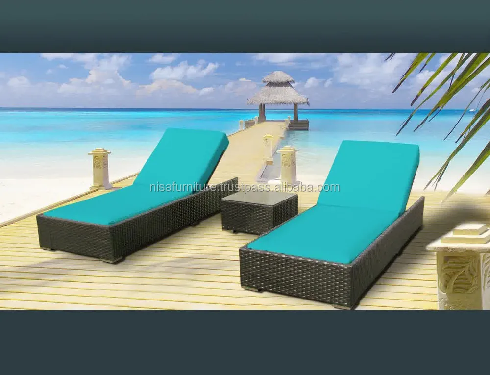 Rattan Outdoor Sun Lounger Day Bed Garden Furniture Patio Buy Sun