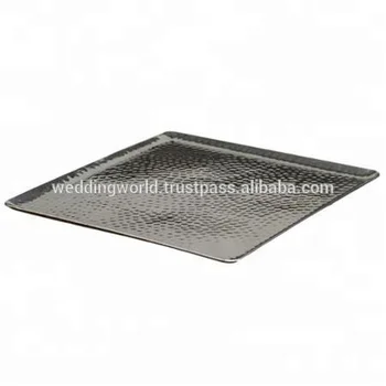 Wedding Serving Tray Custom Printed Antique Metal Wedding Serving Tray